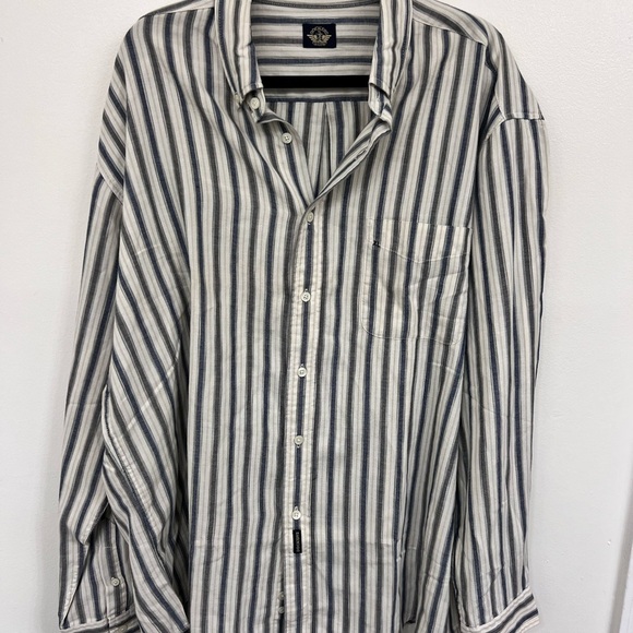 Dockers Other - Dockers Men's Black and White Striped Shirt